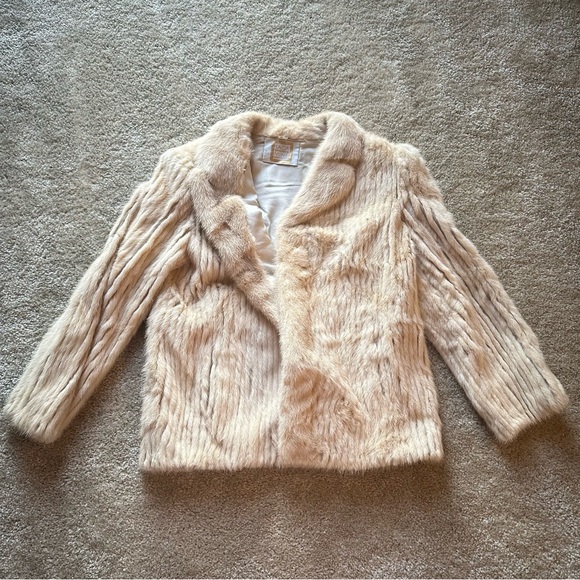 SAGA MINK JINDO Sapphire mink fur coat in FREE SIZE Used Silk